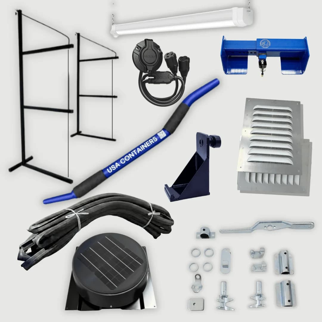 USA Containers: Shipping Container Accessories for Storage and Workshop Builds