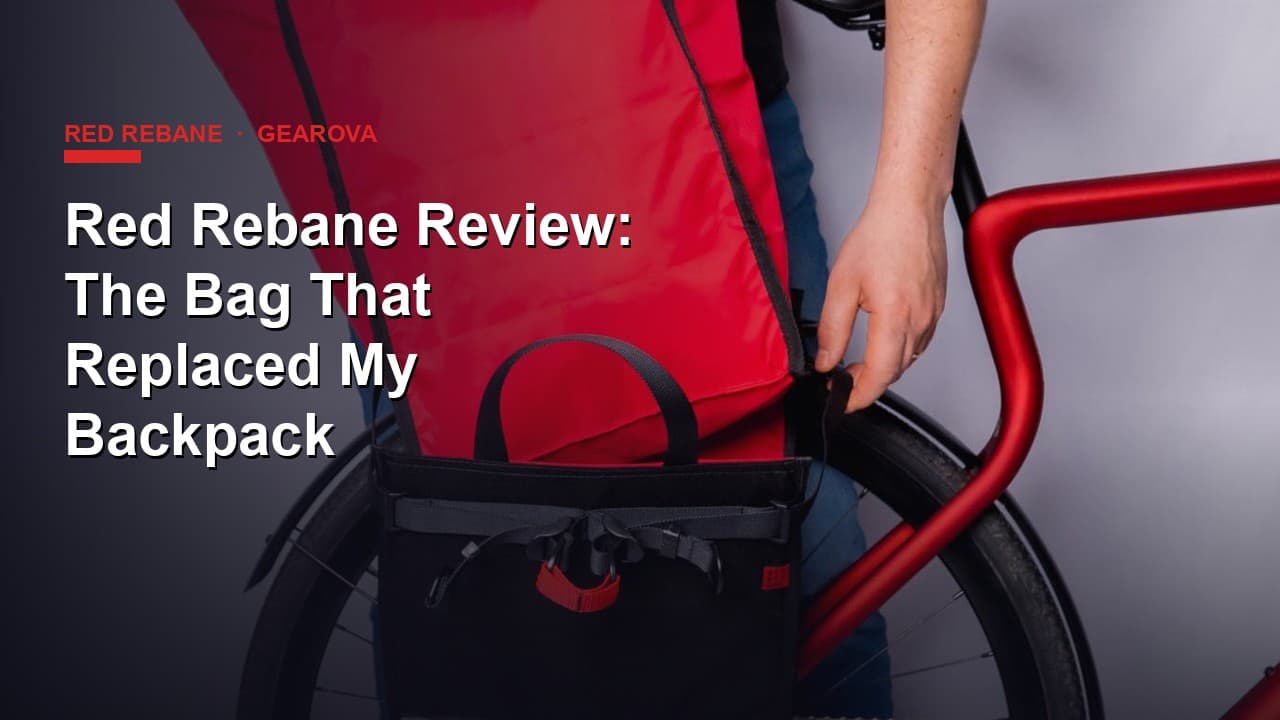 Red Rebane Review: The Cycling Bag That Made Me Ditch My Backpack