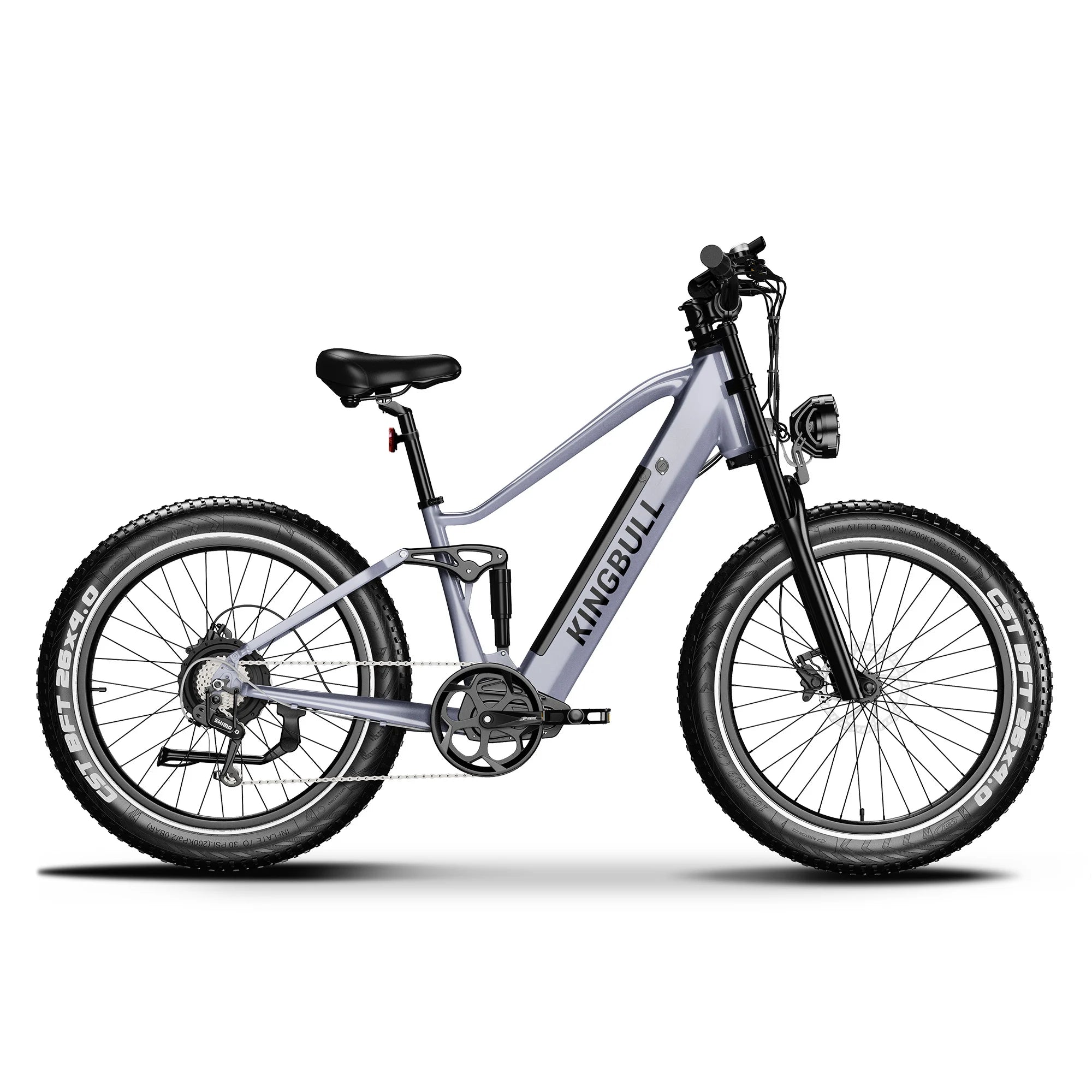 Kingbull Rover | All Terrain Electric Bike 750W Motor Full Suspension – Kingbull Bikes