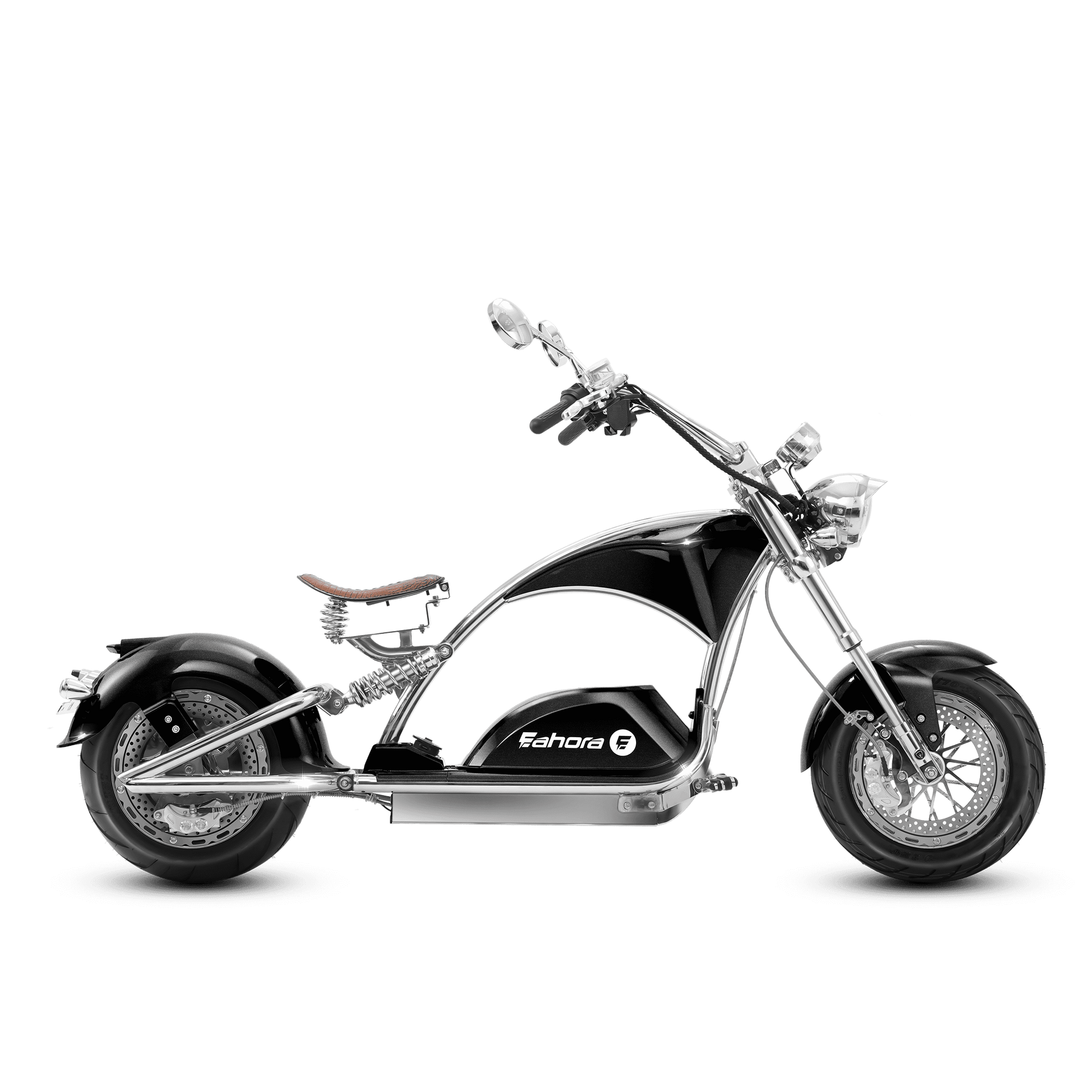 4000W Electric Chopper Scooter_Fat Tire Electric Scooter_Eahora 4000W Plating M1PS_Black